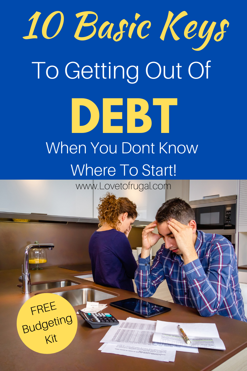 keys to getting out of debt