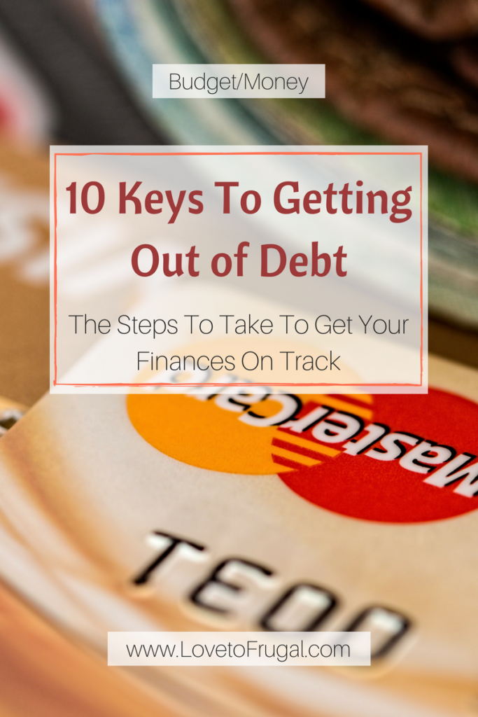 keys to getting out of debt