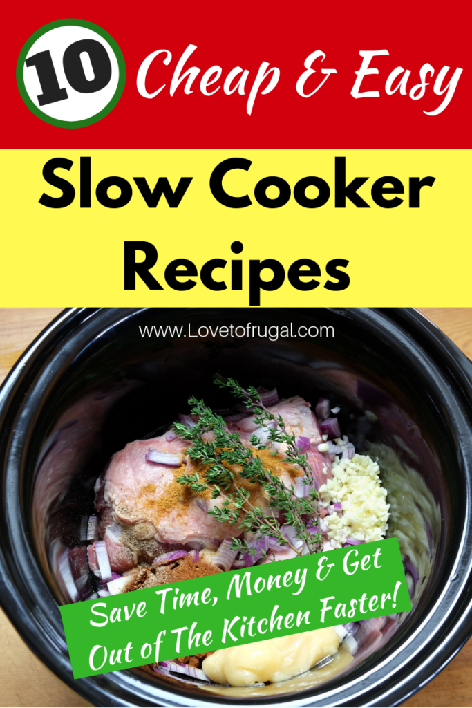 cheap and easy slow cooker meals