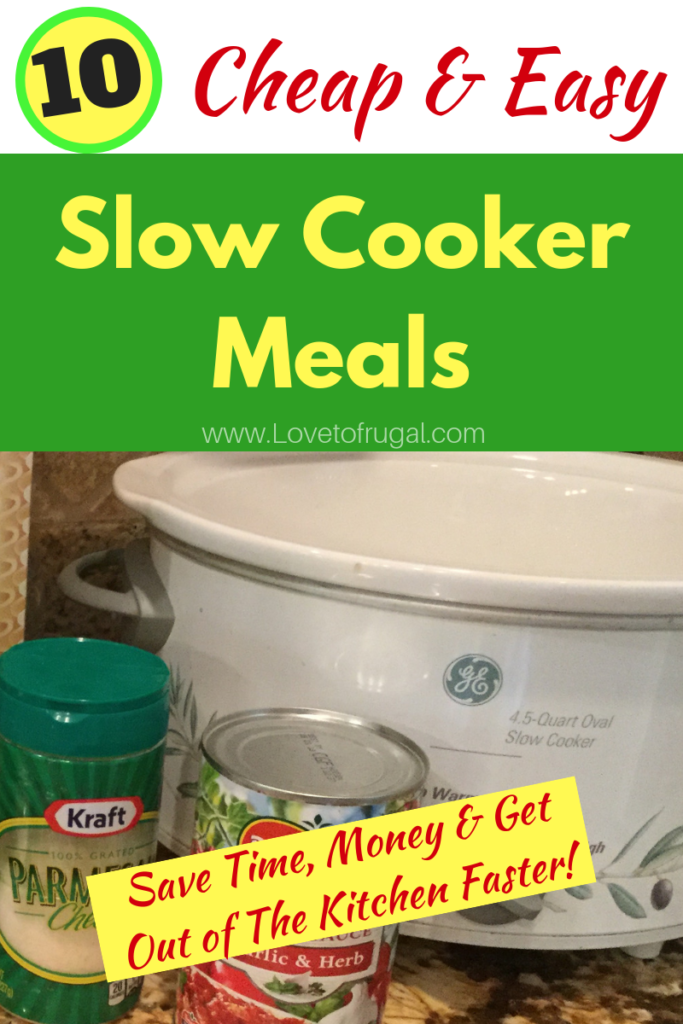 cheap and easy slow cooker meals