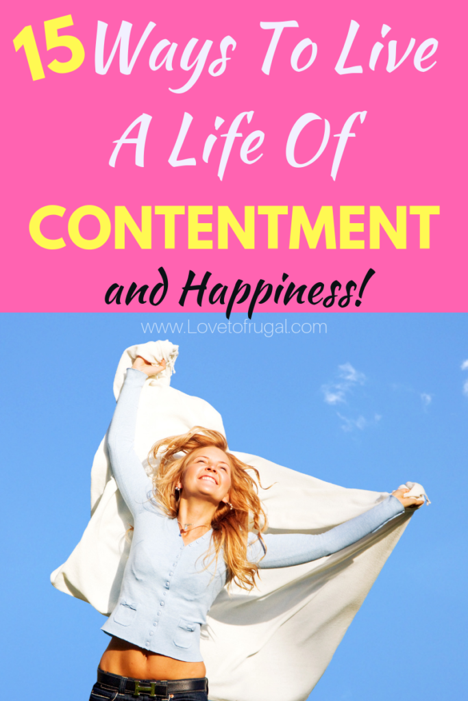 ways to live a life of contentment