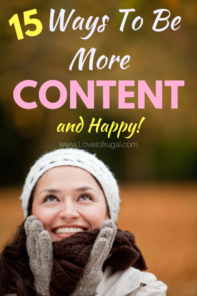 ways to live a life of contentment