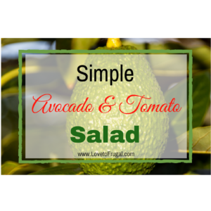 Simple Avocado Tomato Salad