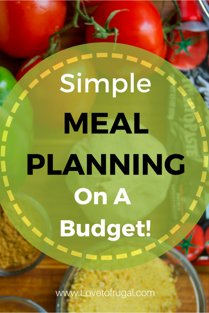 Meal Planning on a budget