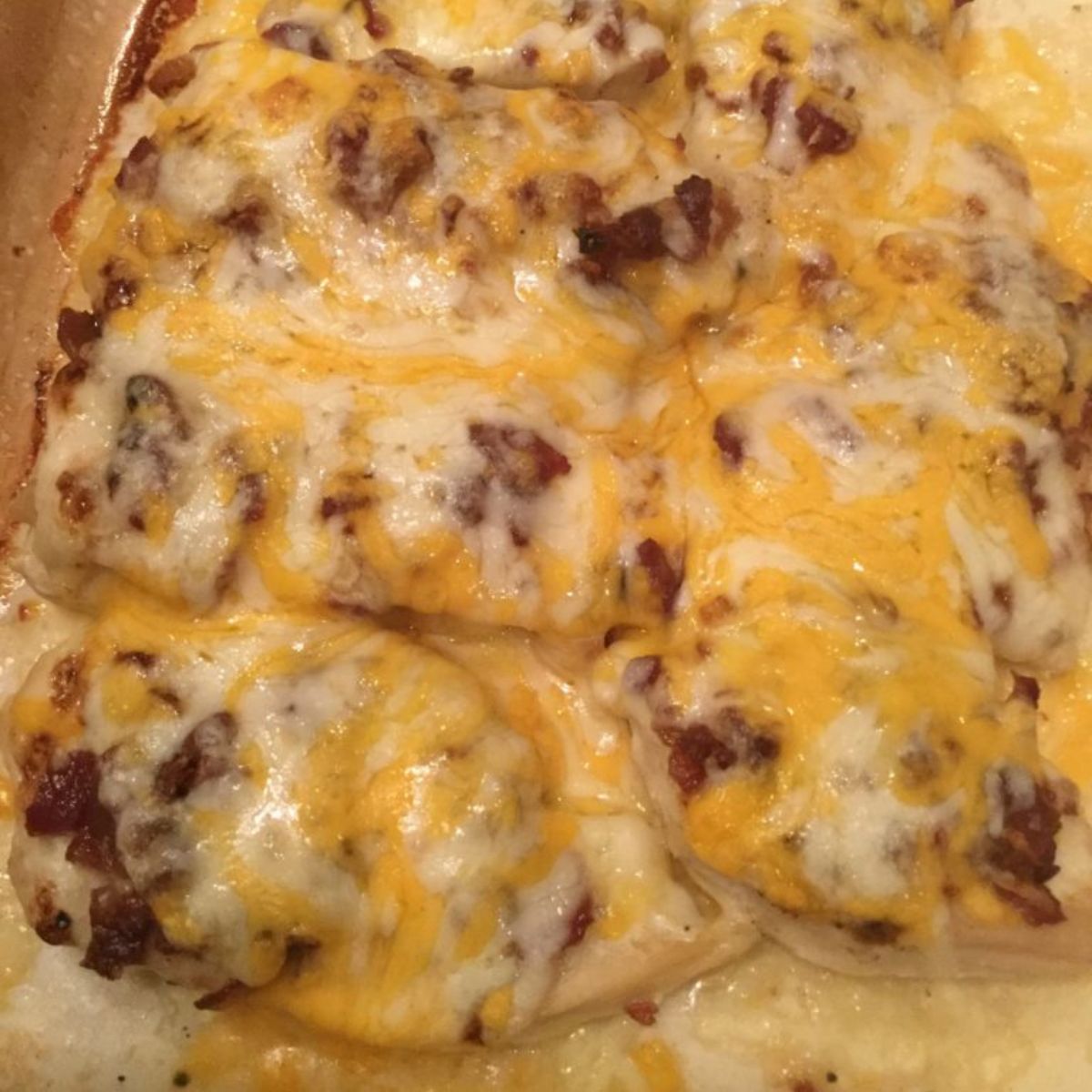 Bacon Ranch Cheese Chicken Bake