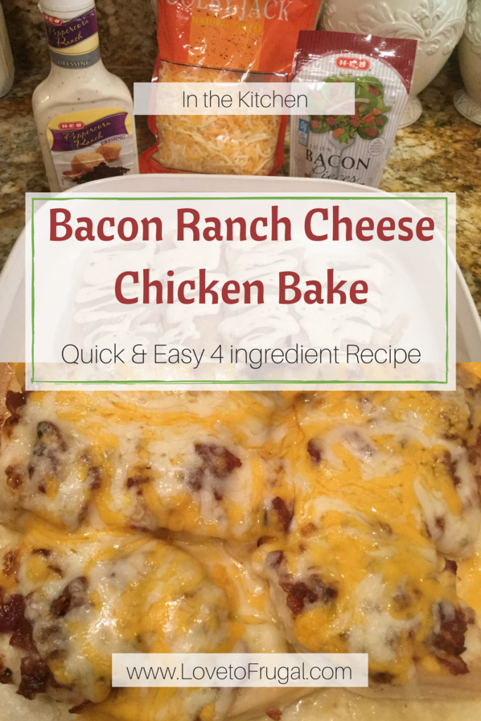 Bacon Ranch Cheese Chicken