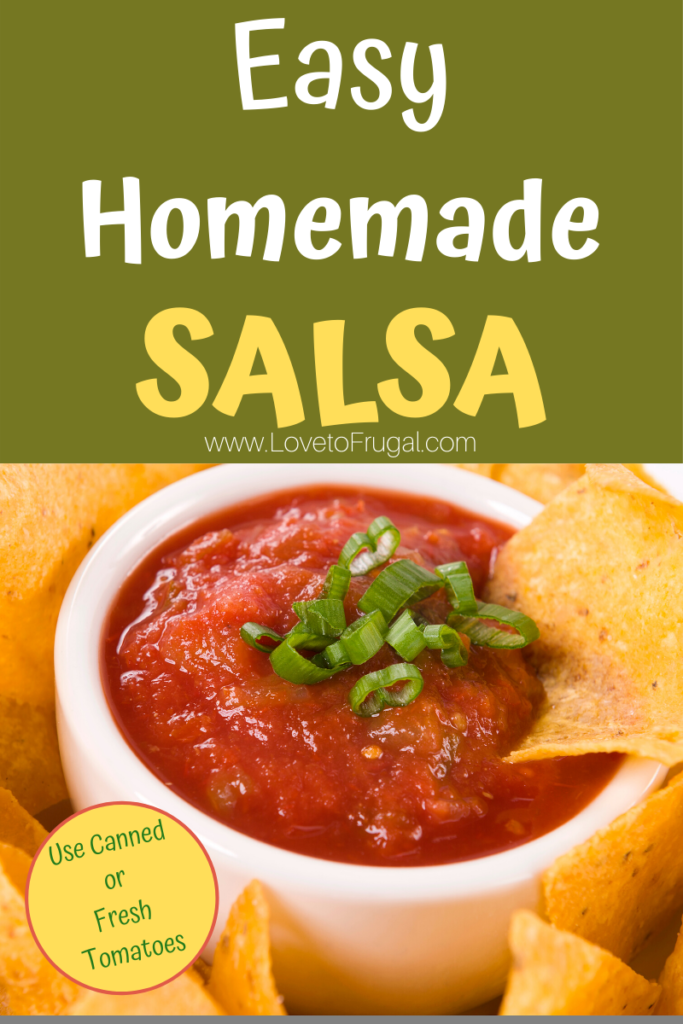 homemade salsa