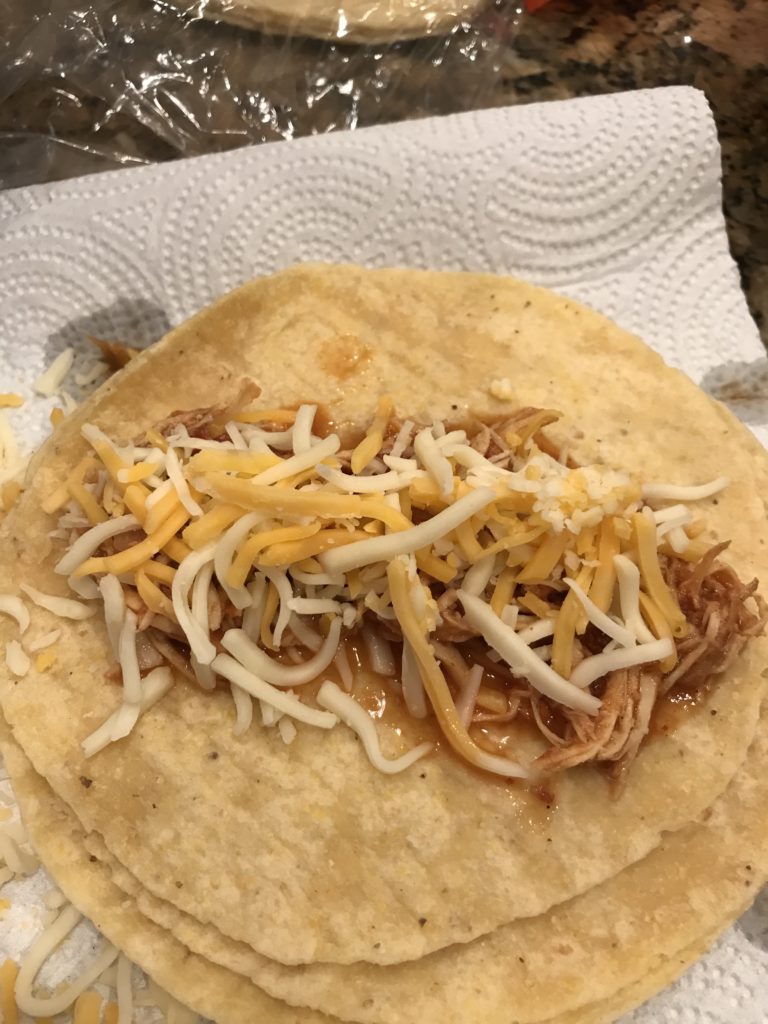 Easy Salsa Chicken Enchiladas