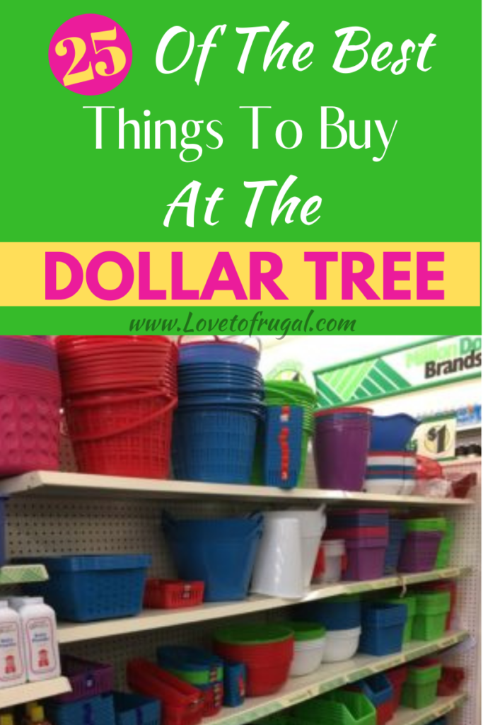 best things to buy at dollar tree