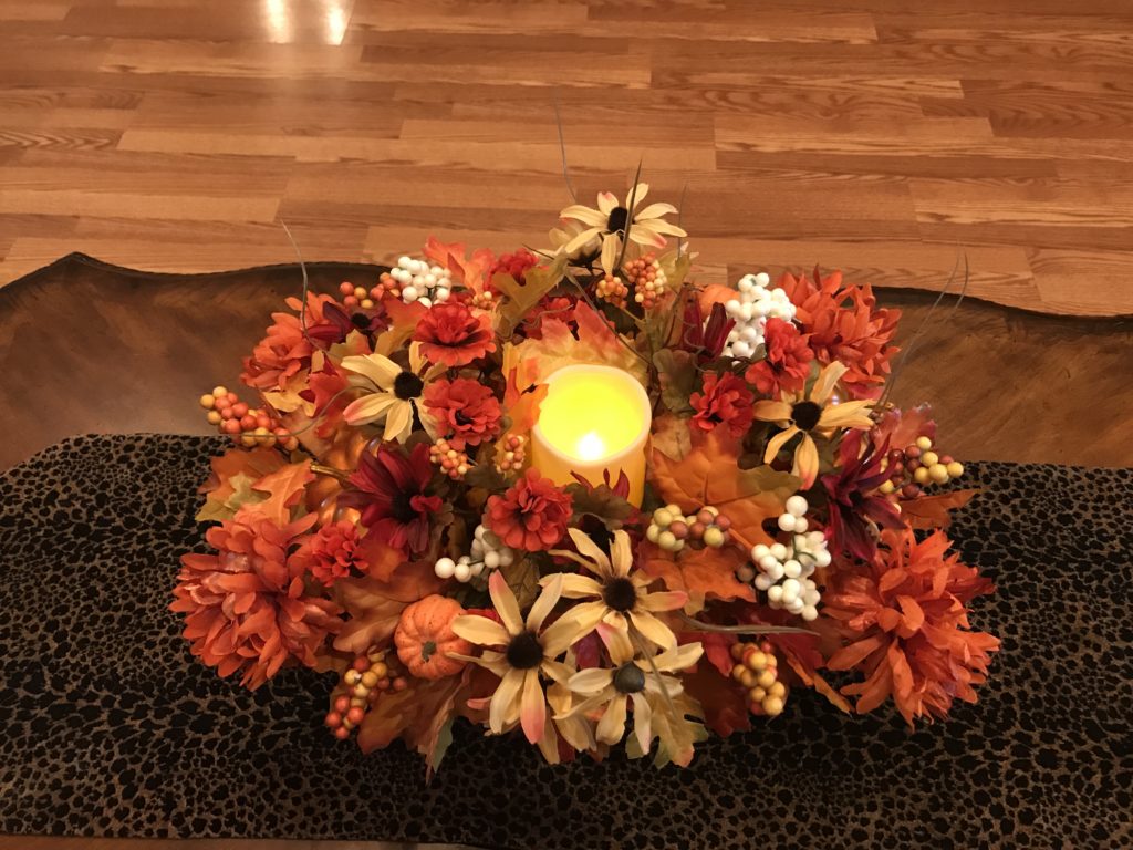 DIY Dollar Tree Fall Centerpiece