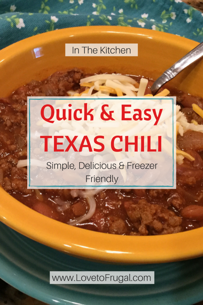 Quick and Easy Texas Chili