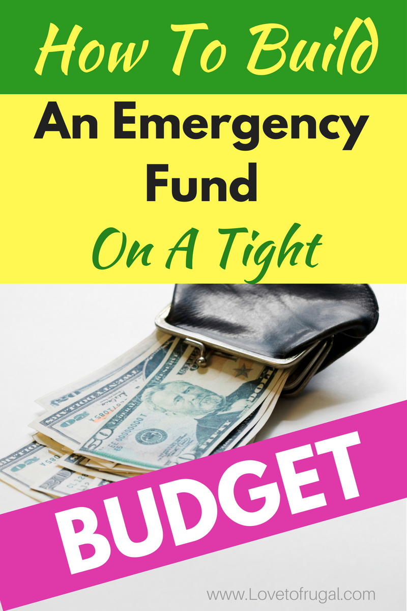 save money on a tight budget