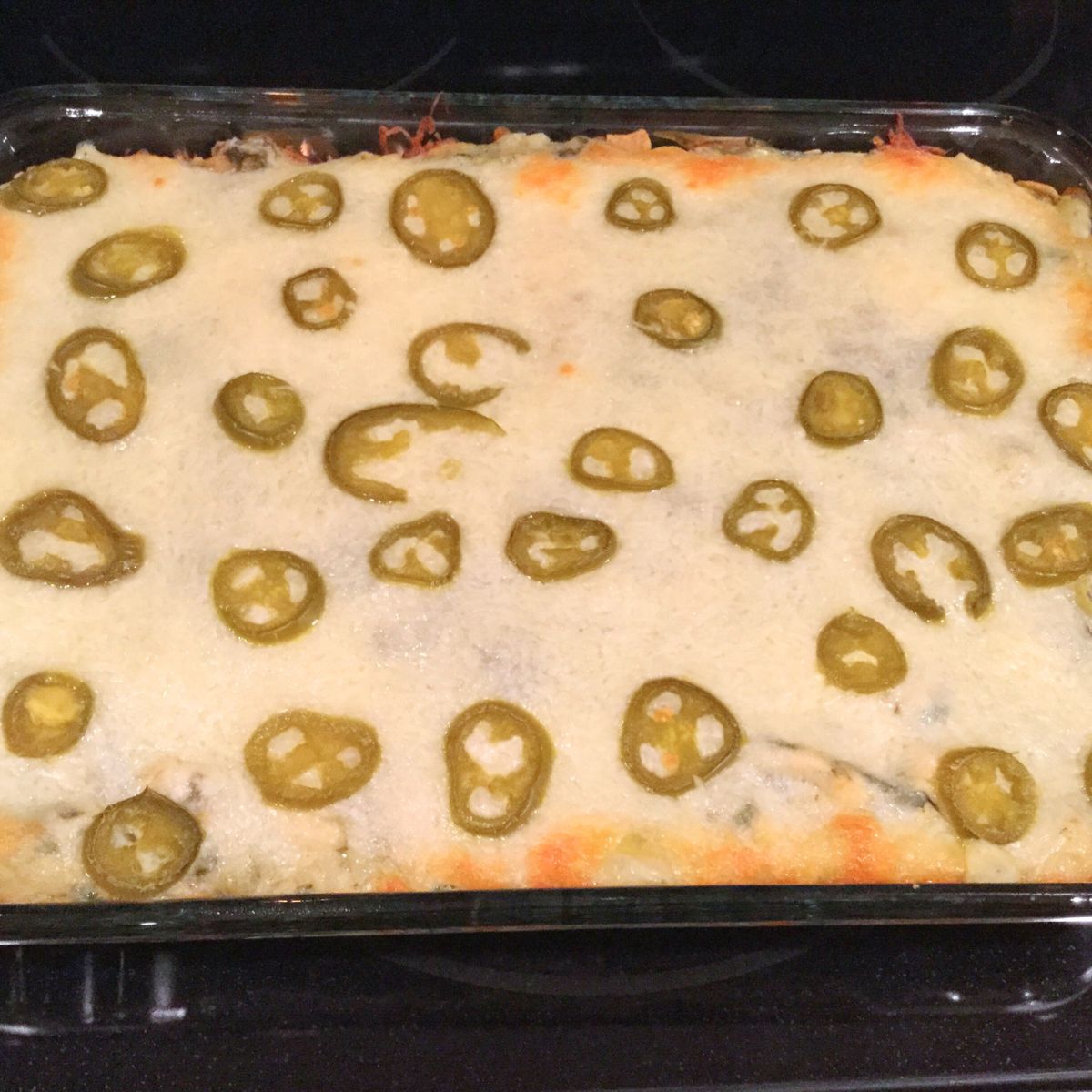 Cheesy Chicken Spinach Frito Bake