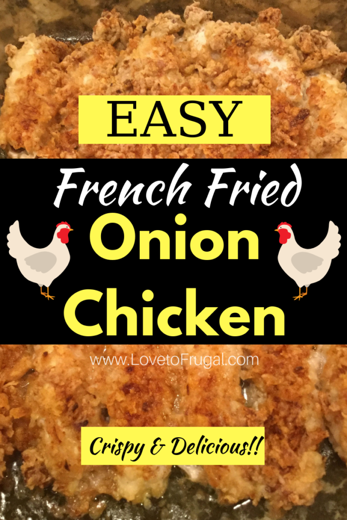 French fried onion chicken