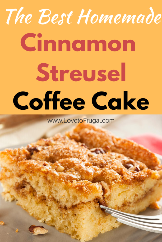 cinnamon streusel coffee cake