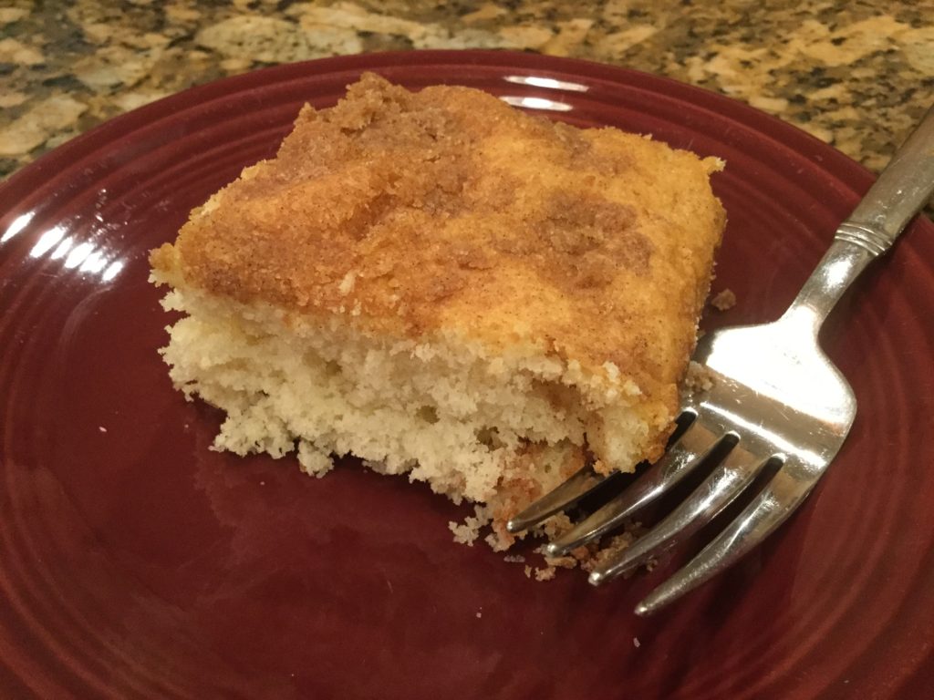 Cinnamon Streusel Coffee Cake