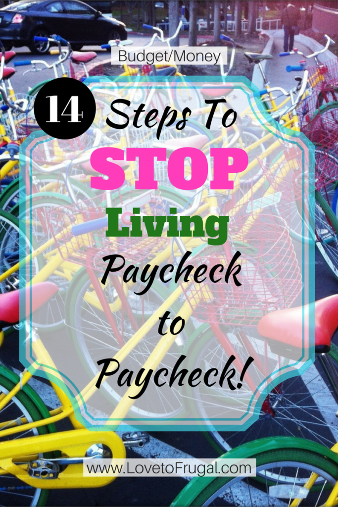stop living paycheck to paycheck
