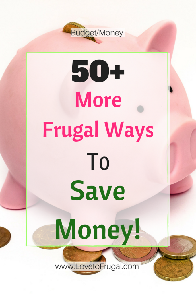 Frugal Ways To Save Money