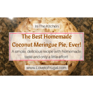 Coconut Meringue Pie