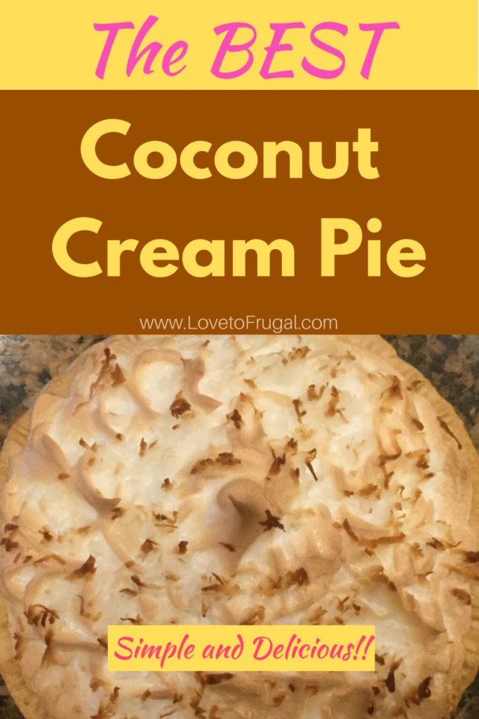 Coconut Meringue Pie