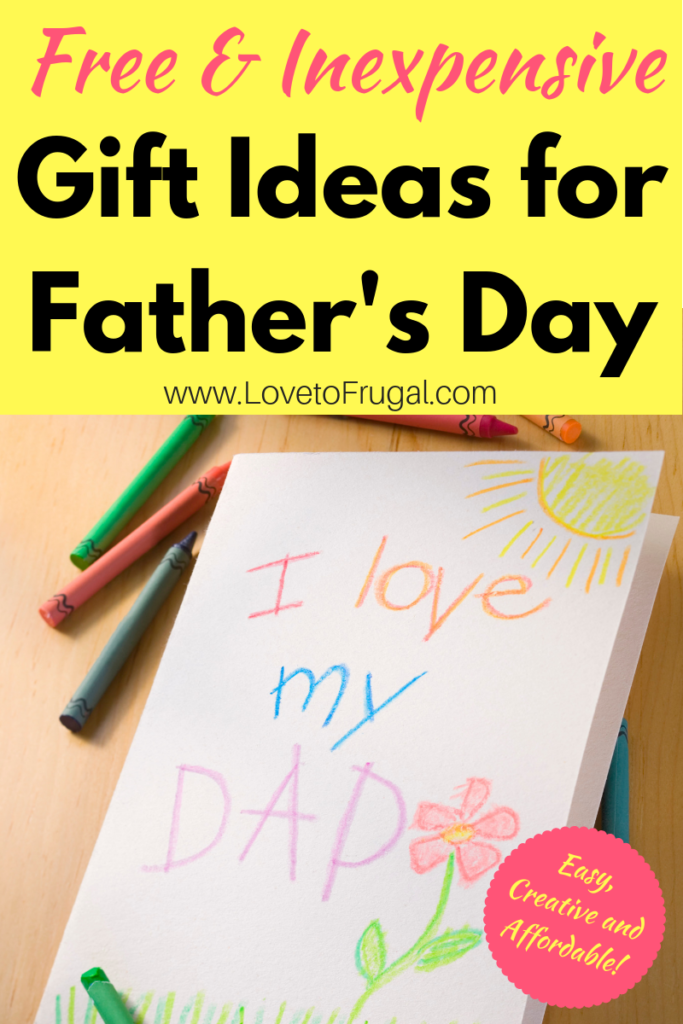 frugal fathers day gift ideas