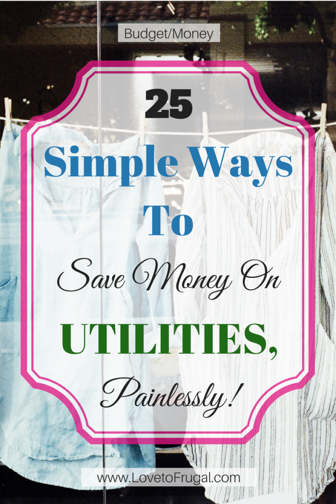 save money on utilities