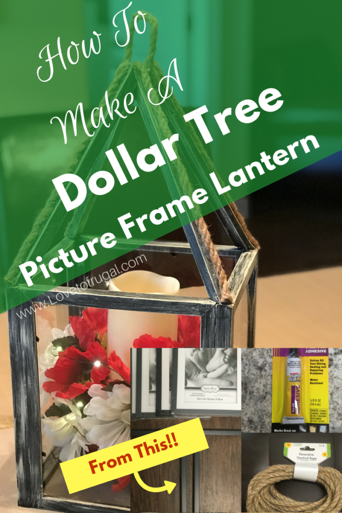 picture frame lantern