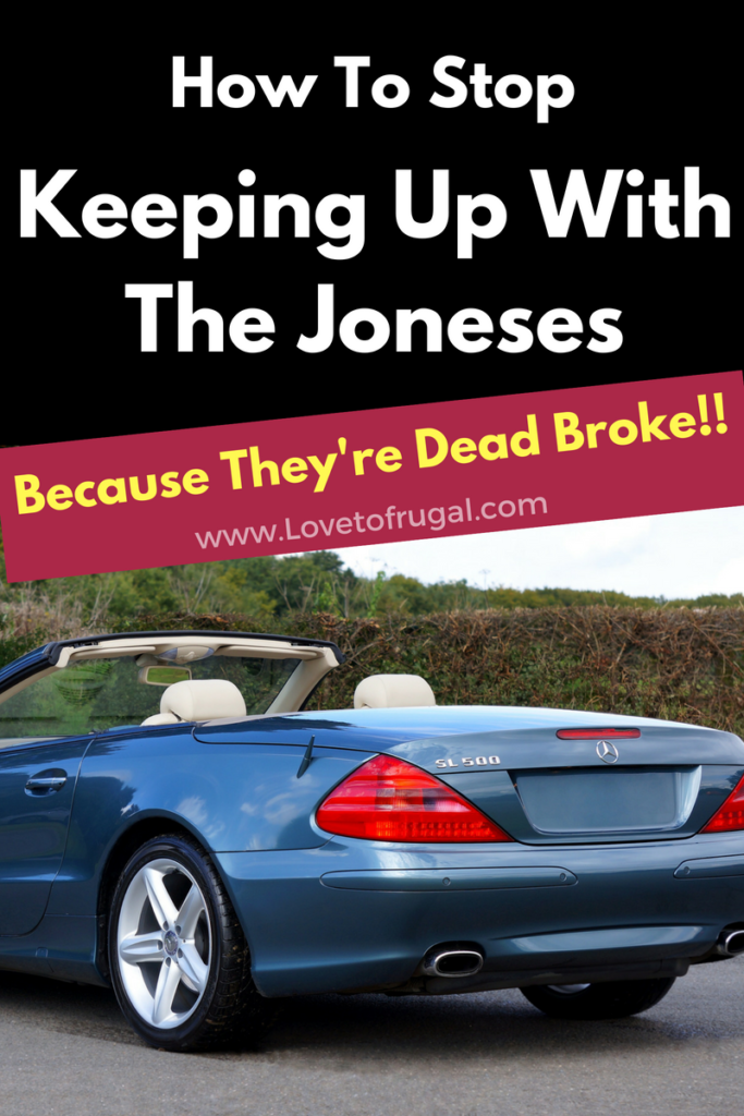 keeping up with the Joneses