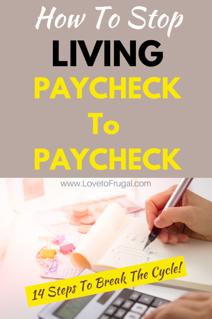 stop living paycheck to paycheck