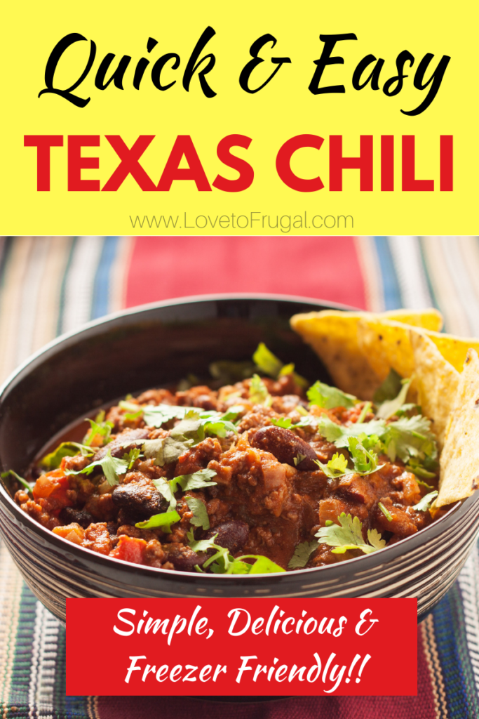 Quick and Easy Texas Chili