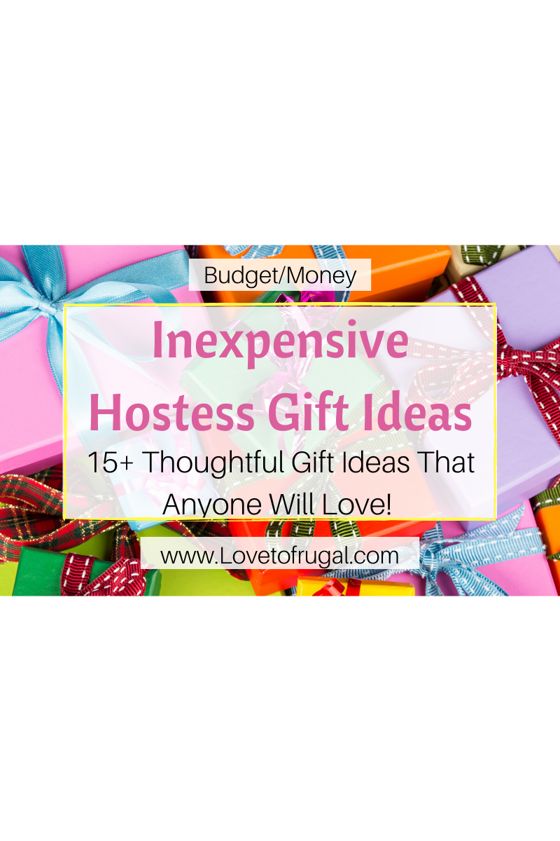 Best, Inexpensive Hostess Gift Ideas