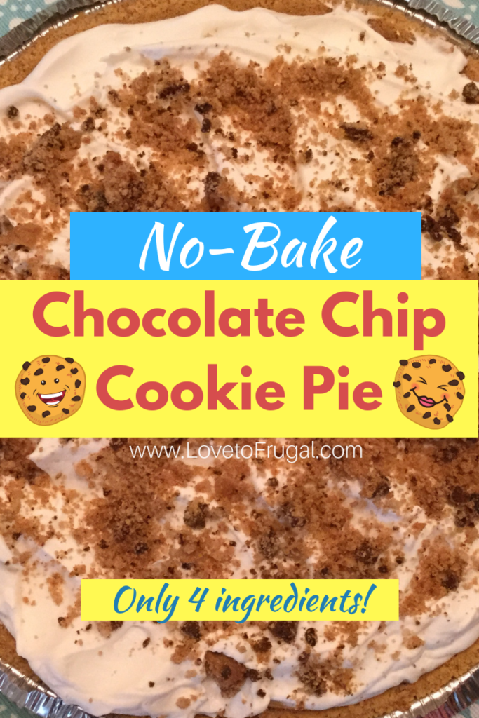 No Bake Chips Ahoy Cookie Pie