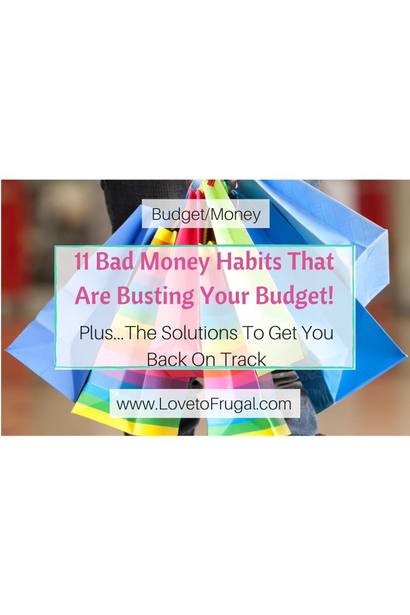 Bad Money Habits That Are Busting Your Budget