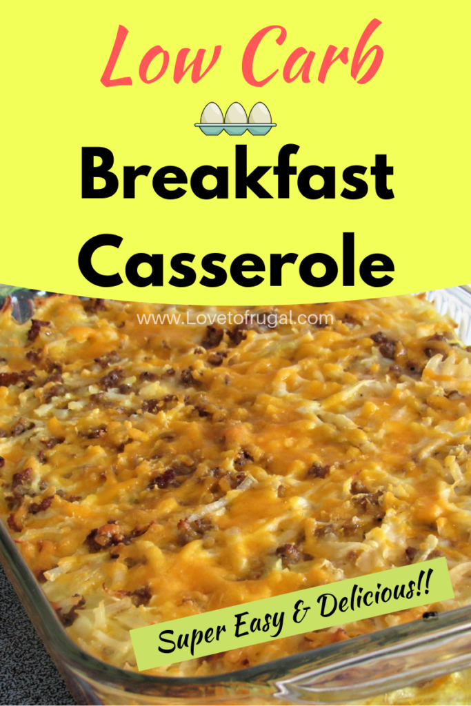 Easy Low Carb Breakfast Casserole