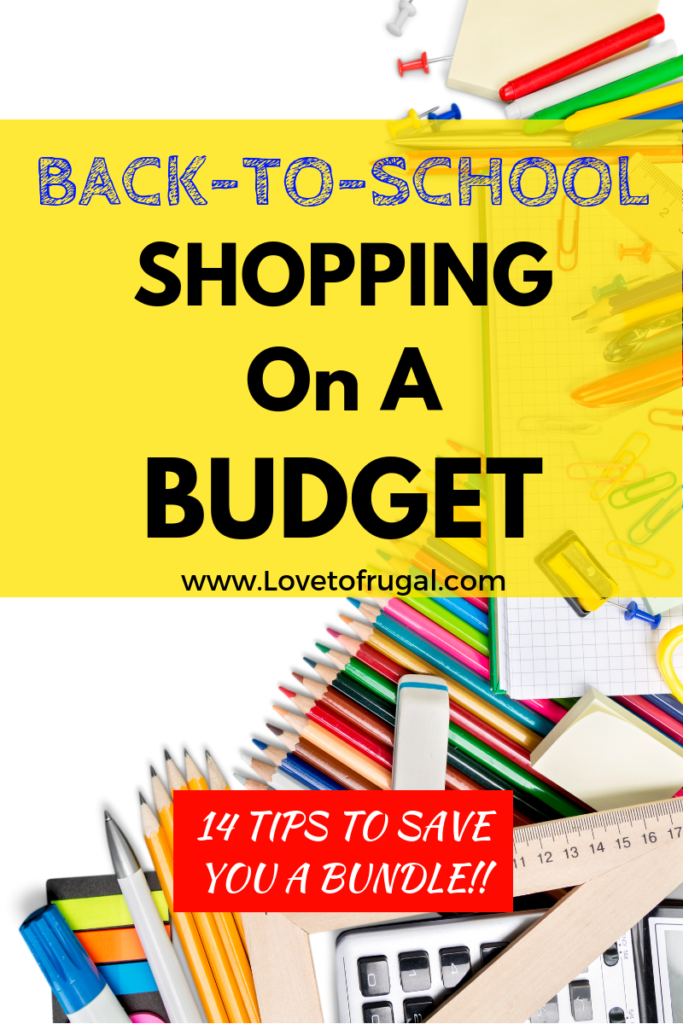 save money on back to school shopping