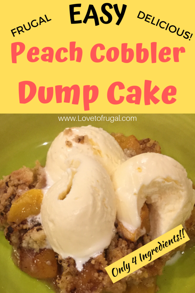 Easy Peach Dump Cake