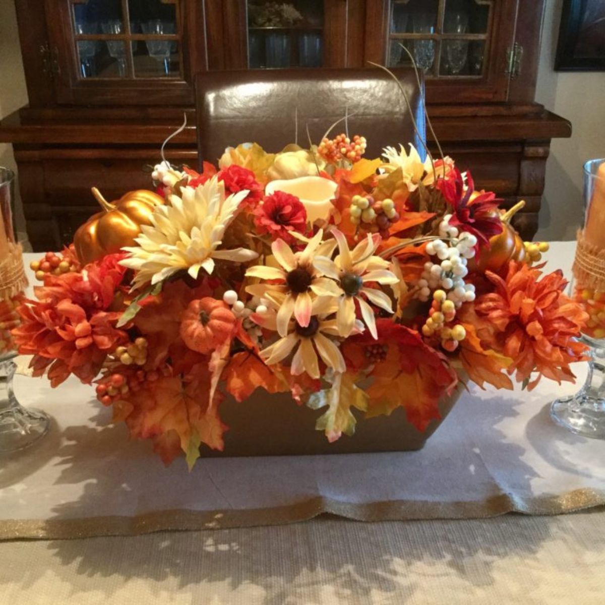 How To Make A DIY Dollar Tree Fall Centerpiece