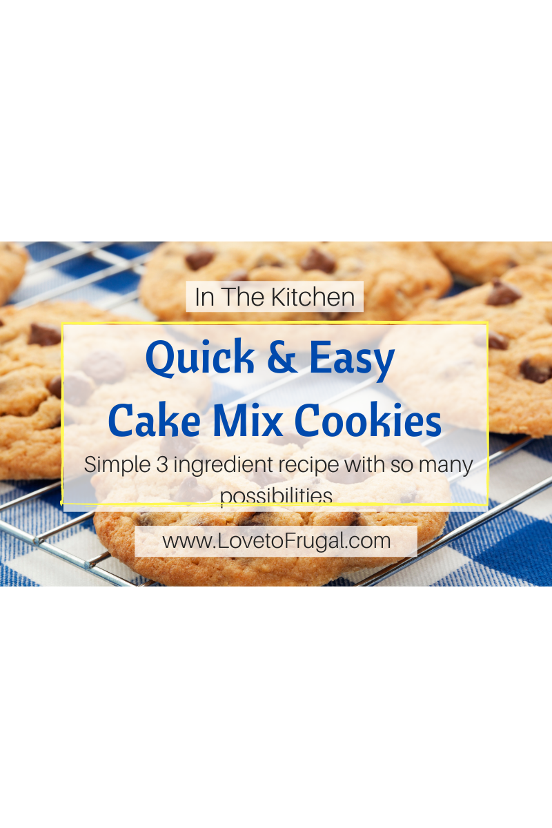 Quick & Easy Cake Mix Cookies Recipe