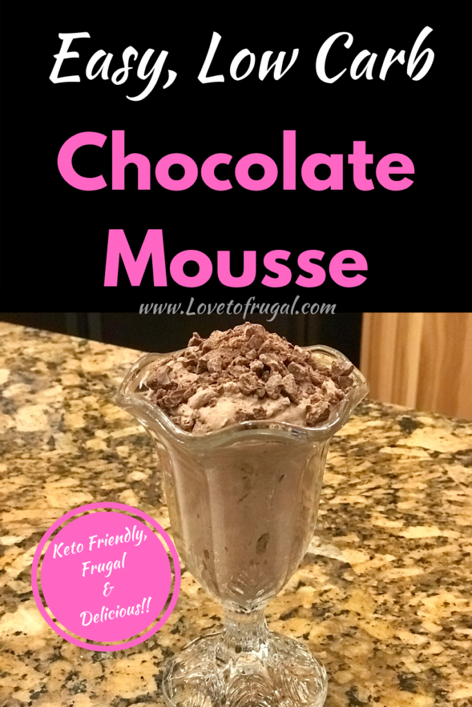 low carb chocolate mousse