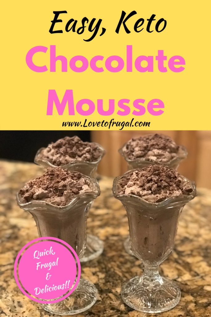 low carb chocolate mousse
