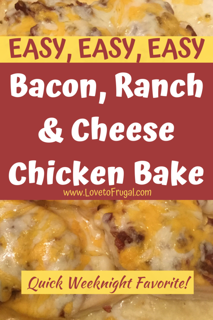 Bacon Ranch Cheese Chicken