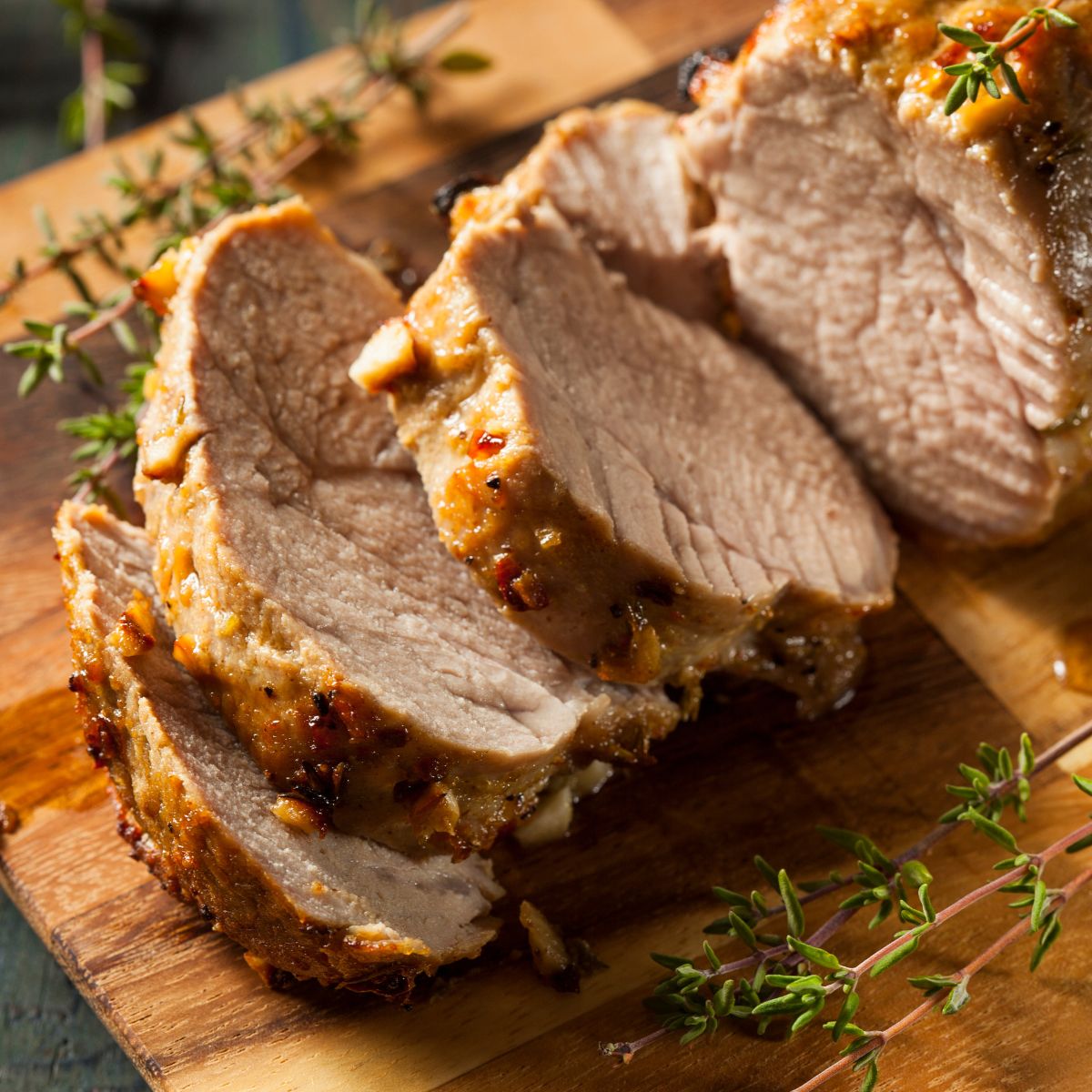 Pork Tenderloin with Shallot Cream Sauce