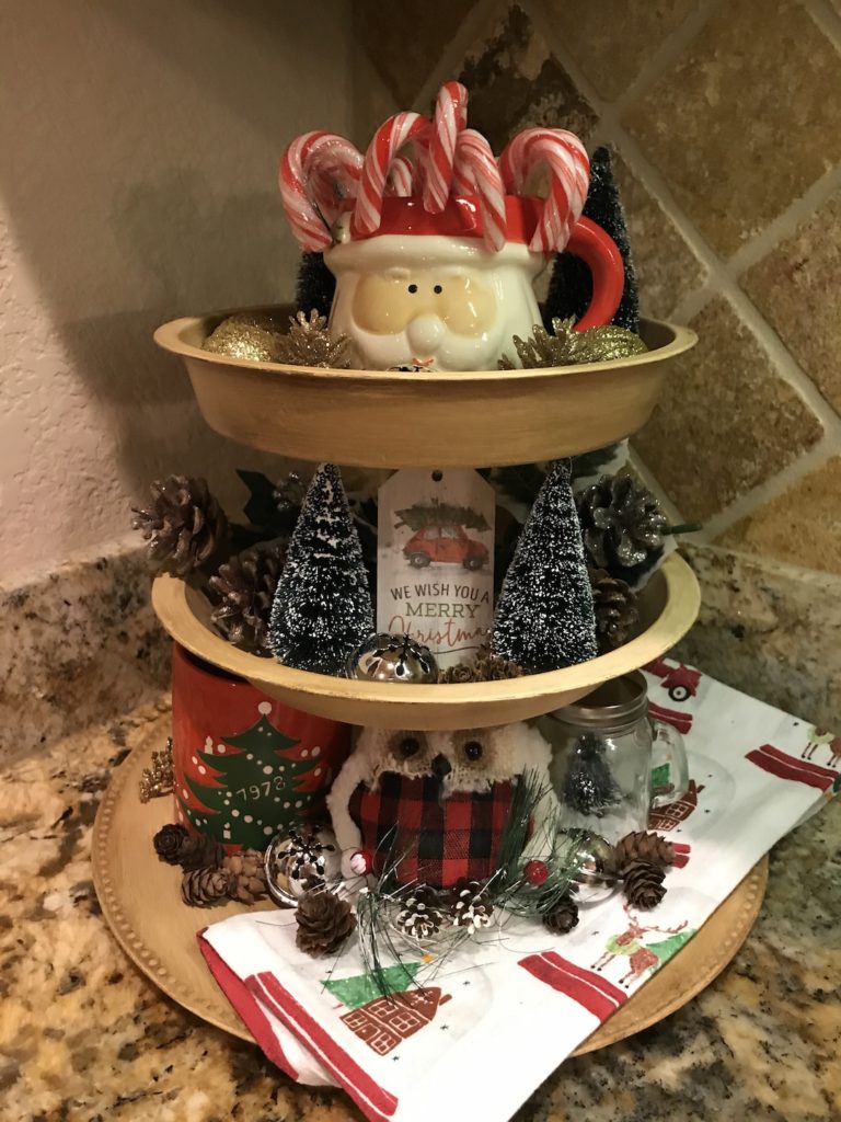 dollar tree tiered tray