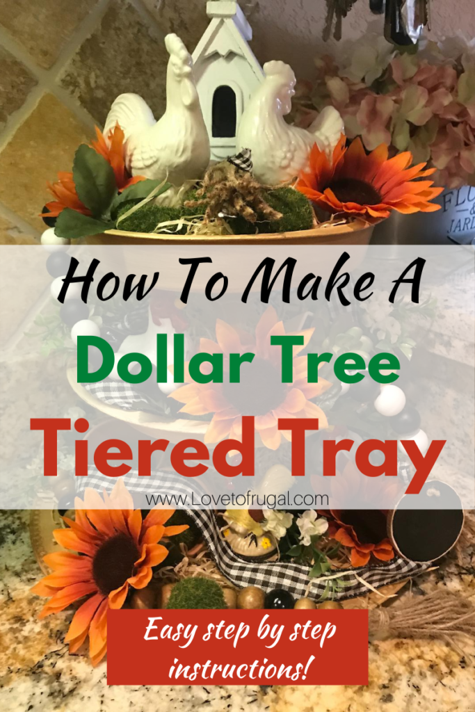 dollar tree tiered tray