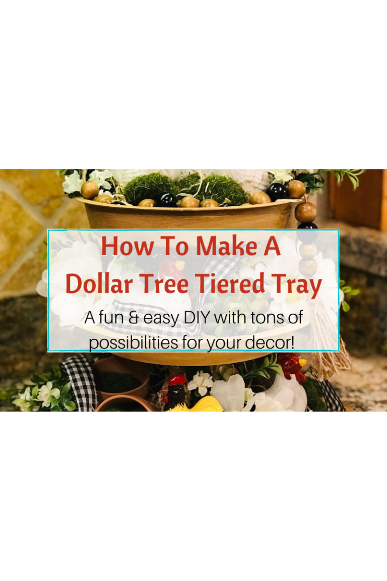 dollar tree tiered tray
