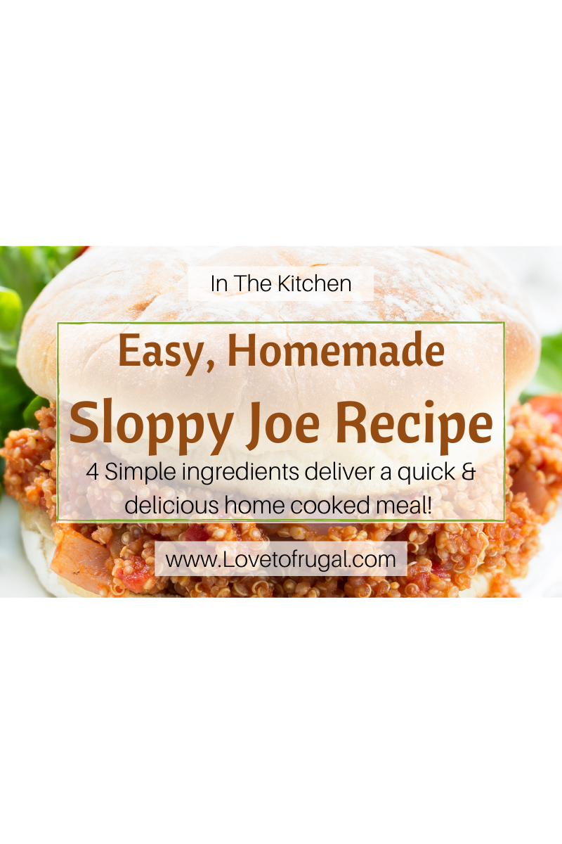 Easy Homemade Sloppy Joe Recipe