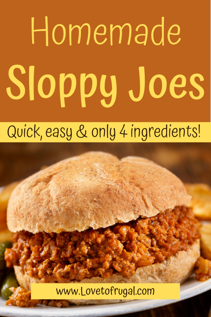 homemade sloppy joe