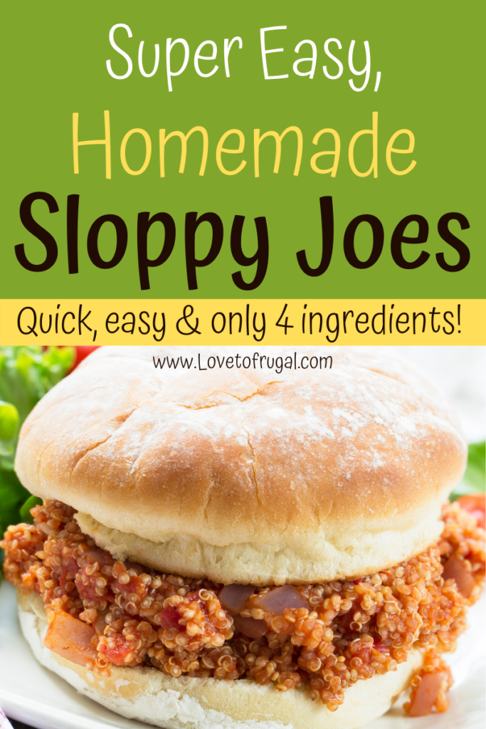 homemade sloppy joe