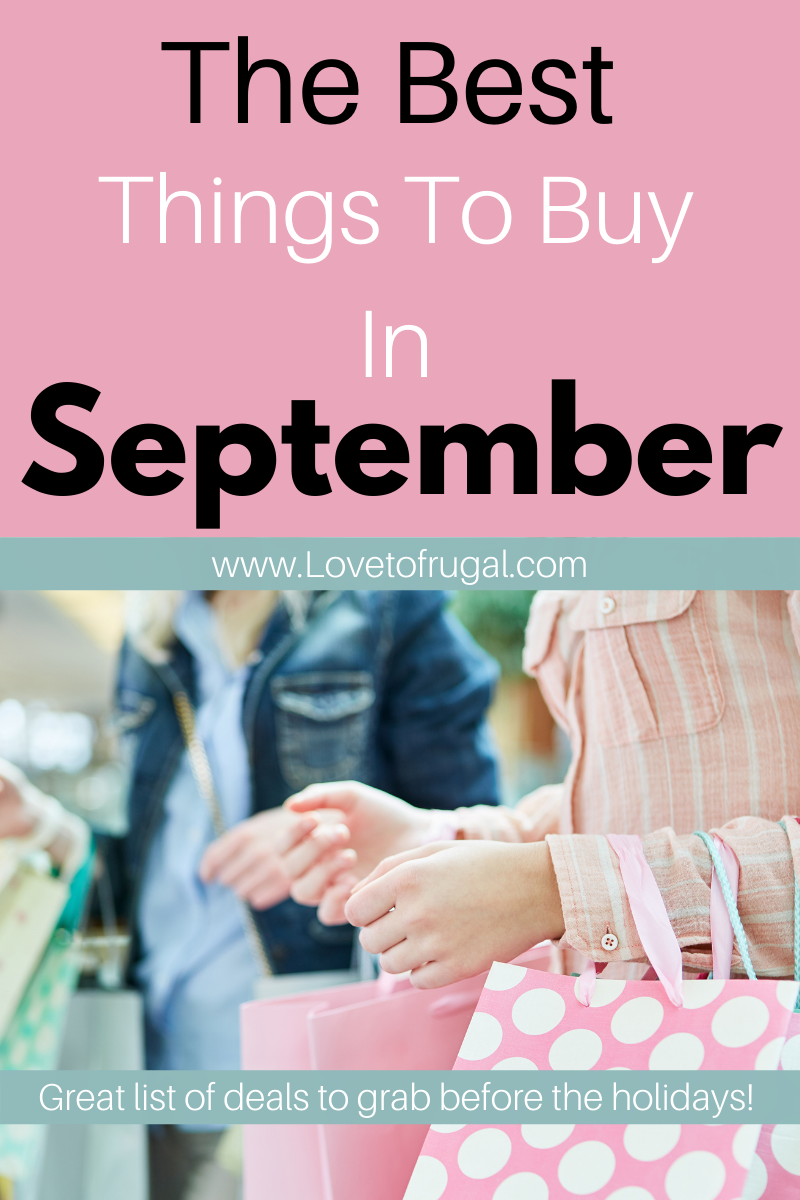 best things to buy in september