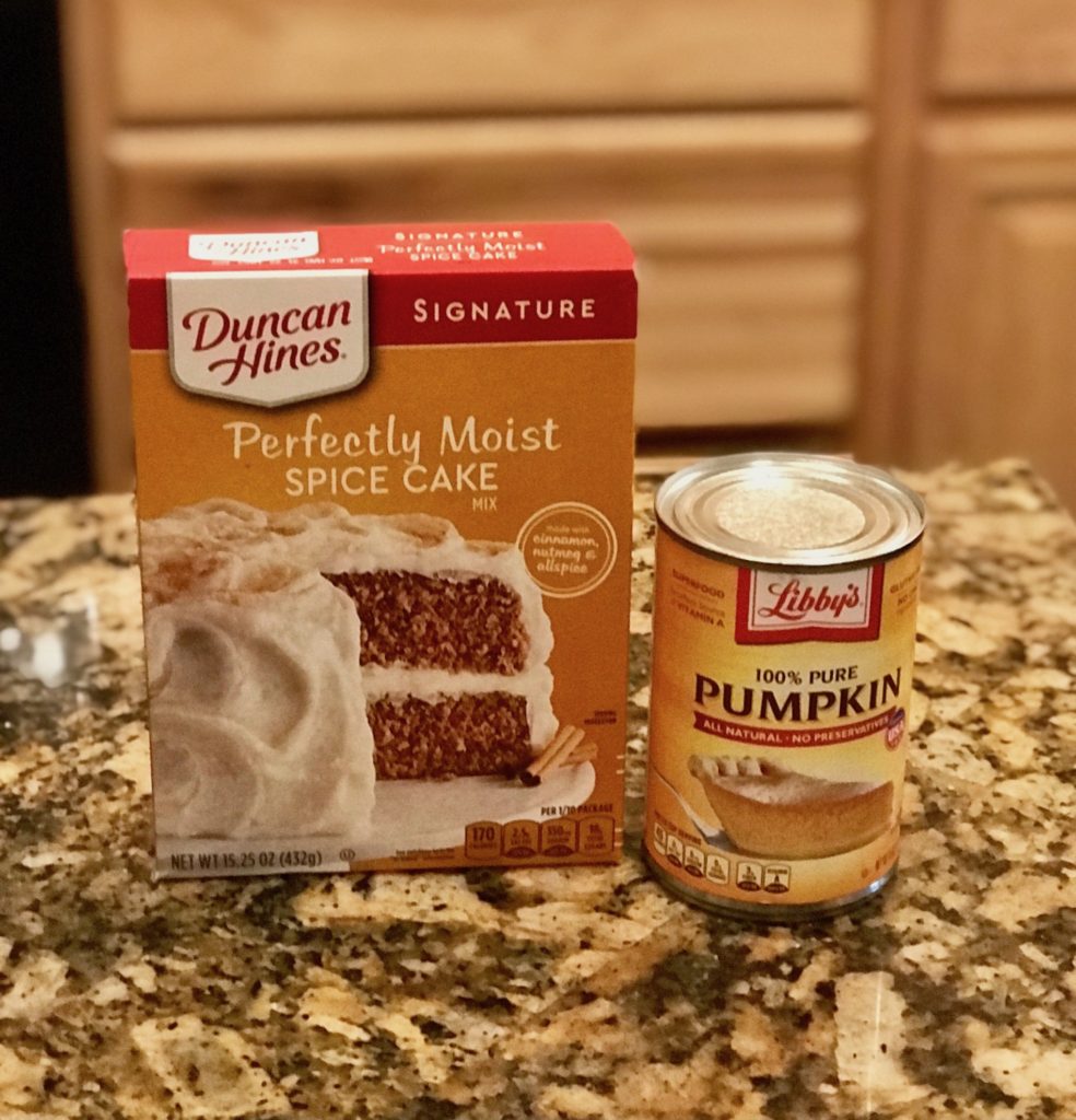 2 ingredient pumpkin bread